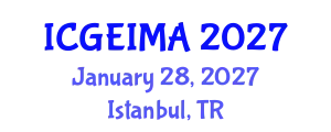 International Conference on Geotechnical Engineering Investigation Methods and Applications (ICGEIMA) January 28, 2027 - Istanbul, Turkey