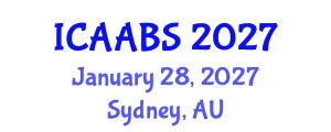 International Conference on Ancient Architecture and Building Styles (ICAABS) January 28, 2027 - Sydney, Australia