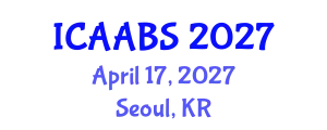 International Conference on Ancient Architecture and Building Styles (ICAABS) April 17, 2027 - Seoul, Republic of Korea
