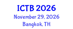 International Conference on Taxonomy and Biodiversity (ICTB) November 29, 2026 - Bangkok, Thailand