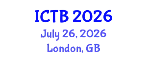 International Conference on Taxonomy and Biodiversity (ICTB) July 26, 2026 - London, United Kingdom