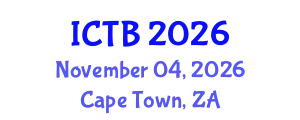 International Conference on Taxonomy and Biodiversity (ICTB) November 04, 2026 - Cape Town, South Africa