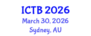 International Conference on Taxonomy and Biodiversity (ICTB) March 30, 2026 - Sydney, Australia