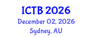 International Conference on Taxonomy and Biodiversity (ICTB) December 02, 2026 - Sydney, Australia