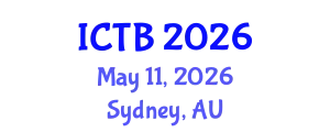 International Conference on Taxonomy and Biodiversity (ICTB) May 11, 2026 - Sydney, Australia