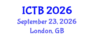 International Conference on Taxonomy and Biodiversity (ICTB) September 23, 2026 - London, United Kingdom