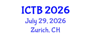International Conference on Taxonomy and Biodiversity (ICTB) July 29, 2026 - Zurich, Switzerland