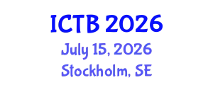 International Conference on Taxonomy and Biodiversity (ICTB) July 15, 2026 - Stockholm, Sweden