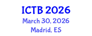 International Conference on Taxonomy and Biodiversity (ICTB) March 30, 2026 - Madrid, Spain