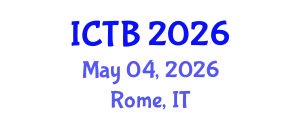 International Conference on Taxonomy and Biodiversity (ICTB) May 04, 2026 - Rome, Italy