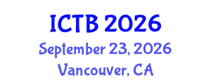 International Conference on Taxonomy and Biodiversity (ICTB) September 23, 2026 - Vancouver, Canada