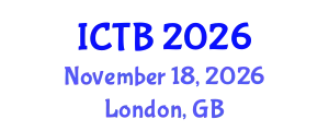 International Conference on Taxonomy and Biodiversity (ICTB) November 18, 2026 - London, United Kingdom