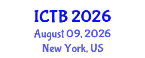 International Conference on Taxonomy and Biodiversity (ICTB) August 09, 2026 - New York, United States