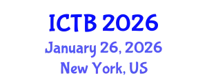 International Conference on Taxonomy and Biodiversity (ICTB) January 26, 2026 - New York, United States
