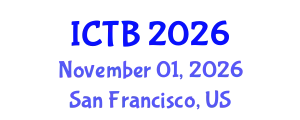 International Conference on Taxonomy and Biodiversity (ICTB) November 01, 2026 - San Francisco, United States