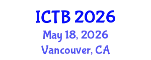 International Conference on Taxonomy and Biodiversity (ICTB) May 18, 2026 - Vancouver, Canada