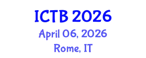 International Conference on Taxonomy and Biodiversity (ICTB) April 06, 2026 - Rome, Italy