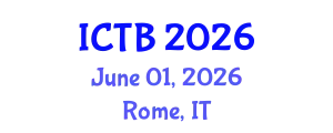 International Conference on Taxonomy and Biodiversity (ICTB) June 01, 2026 - Rome, Italy