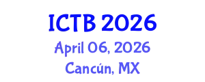 International Conference on Taxonomy and Biodiversity (ICTB) April 06, 2026 - Cancún, Mexico