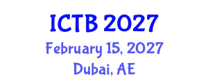 International Conference on Taxonomy and Biodiversity (ICTB) February 15, 2027 - Dubai, United Arab Emirates
