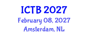 International Conference on Taxonomy and Biodiversity (ICTB) February 08, 2027 - Amsterdam, Netherlands