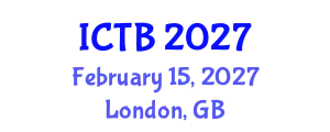International Conference on Taxonomy and Biodiversity (ICTB) February 15, 2027 - London, United Kingdom