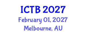 International Conference on Taxonomy and Biodiversity (ICTB) February 01, 2027 - Melbourne, Australia