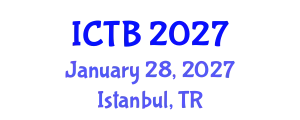 International Conference on Taxonomy and Biodiversity (ICTB) January 28, 2027 - Istanbul, Turkey