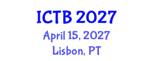International Conference on Taxonomy and Biodiversity (ICTB) April 15, 2027 - Lisbon, Portugal