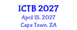 International Conference on Taxonomy and Biodiversity (ICTB) April 15, 2027 - Cape Town, South Africa