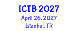 International Conference on Taxonomy and Biodiversity (ICTB) April 26, 2027 - Istanbul, Turkey