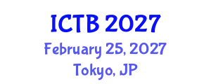 International Conference on Taxonomy and Biodiversity (ICTB) February 25, 2027 - Tokyo, Japan