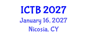 International Conference on Taxonomy and Biodiversity (ICTB) January 16, 2027 - Nicosia, Cyprus