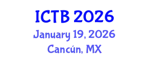International Conference on Taxonomy and Biodiversity (ICTB) January 19, 2026 - Cancún, Mexico