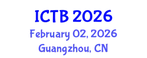 International Conference on Taxonomy and Biodiversity (ICTB) February 02, 2026 - Guangzhou, China