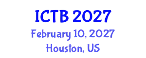 International Conference on Taxonomy and Biodiversity (ICTB) February 10, 2027 - Houston, United States