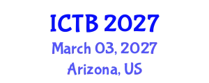 International Conference on Taxonomy and Biodiversity (ICTB) March 03, 2027 - Arizona, United States
