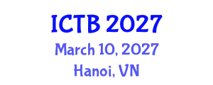 International Conference on Taxonomy and Biodiversity (ICTB) March 10, 2027 - Hanoi, Vietnam