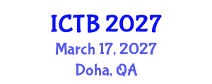 International Conference on Taxonomy and Biodiversity (ICTB) March 17, 2027 - Doha, Qatar