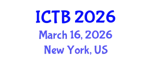International Conference on Taxonomy and Biodiversity (ICTB) March 16, 2026 - New York, United States