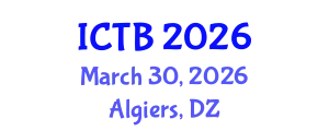 International Conference on Taxonomy and Biodiversity (ICTB) March 30, 2026 - Algiers, Algeria