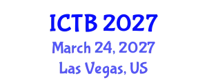 International Conference on Taxonomy and Biodiversity (ICTB) March 24, 2027 - Las Vegas, United States