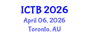 International Conference on Taxonomy and Biodiversity (ICTB) April 06, 2026 - Toronto, Australia
