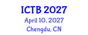 International Conference on Taxonomy and Biodiversity (ICTB) April 10, 2027 - Chengdu, China