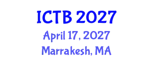 International Conference on Taxonomy and Biodiversity (ICTB) April 17, 2027 - Marrakesh, Morocco