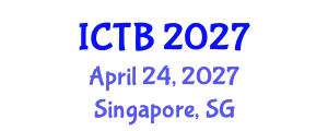 International Conference on Taxonomy and Biodiversity (ICTB) April 24, 2027 - Singapore, Singapore