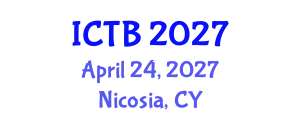 International Conference on Taxonomy and Biodiversity (ICTB) April 24, 2027 - Nicosia, Cyprus