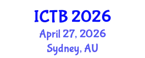 International Conference on Taxonomy and Biodiversity (ICTB) April 27, 2026 - Sydney, Australia