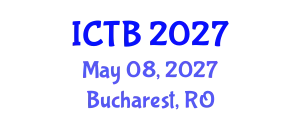 International Conference on Taxonomy and Biodiversity (ICTB) May 08, 2027 - Bucharest, Romania