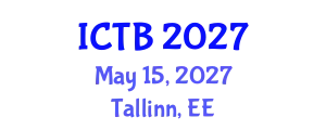 International Conference on Taxonomy and Biodiversity (ICTB) May 15, 2027 - Tallinn, Estonia
